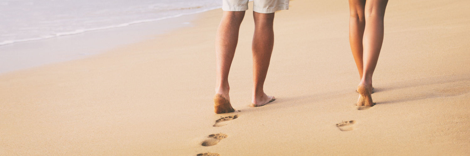 Benefits of Walking Barefoot in the Sand