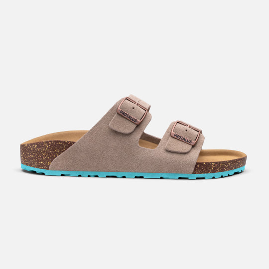 Cascade Taupe and Turquoise